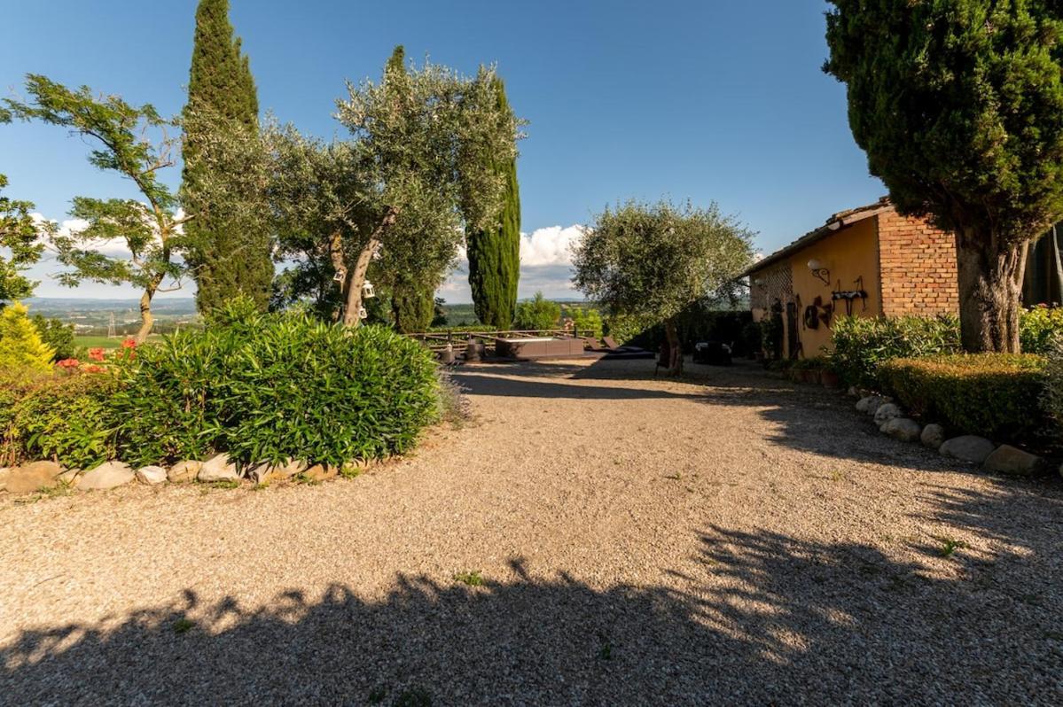 Il Leccio - Casa Toscana San Gimignano Gambassi Terme Eksteriør bilde