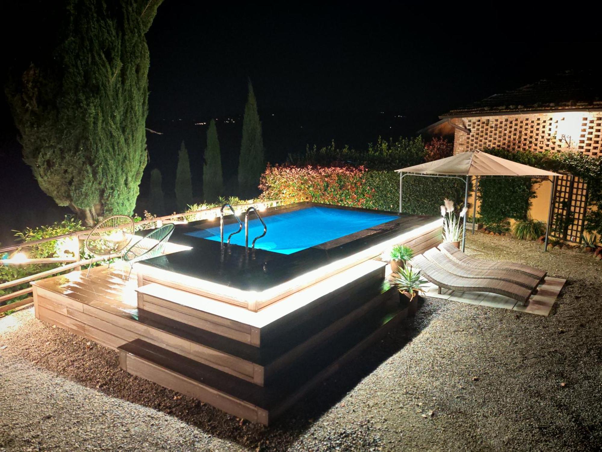 Il Leccio - Casa Toscana San Gimignano Gambassi Terme Eksteriør bilde